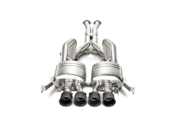 Akrapovic 14-17 Chevrolet Corvette Z06 (C7) Evolution Line Cat Back (Titanium) w/ Carbon Tips S-CO/TI/2