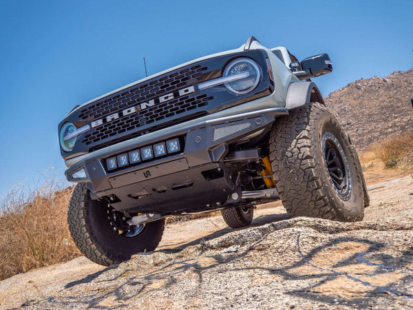 Baja Tubular Front Bumper and Skid Plate for Ford Bronco