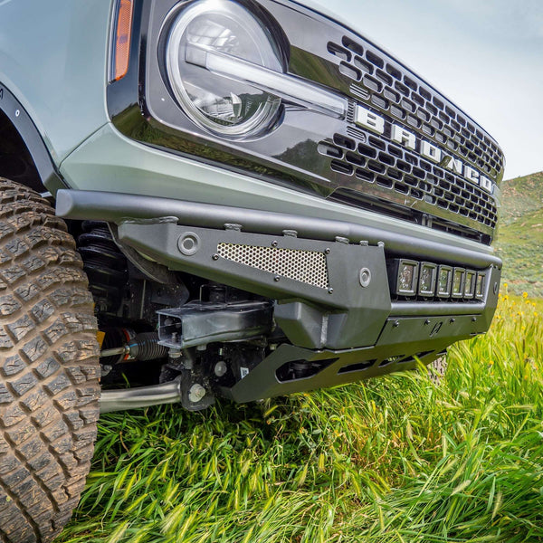 Baja Tubular Front Bumper and Skid Plate for Ford Bronco