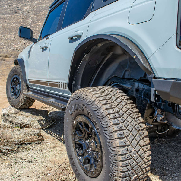 Steel Fender Flares Kit with Marker Lights for Ford Bronco