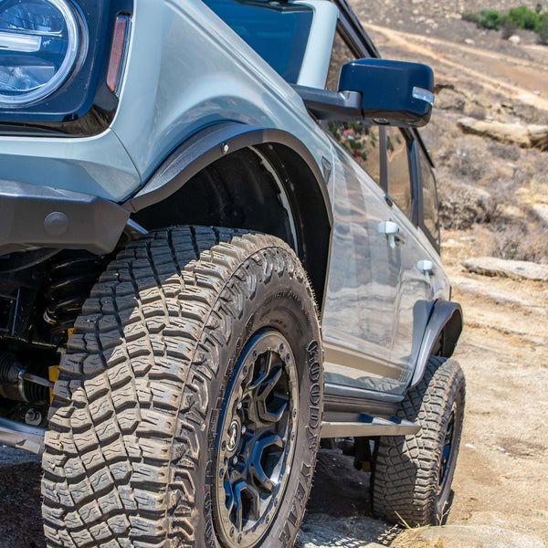 Steel Fender Flares Kit with Marker Lights for Ford Bronco