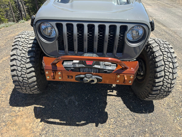 Gauntlet Front Bumper w/Bull Bar Tube for Jeep JL/JT (2018+)
