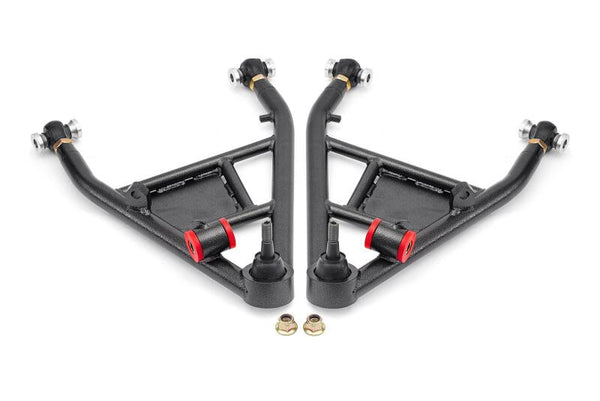 BMR Suspension BMR 14-19 Chevrolet Corvette C7 Rear Lower Control Arms For 15in Conversion Kit - Black Hammertone LCA570H