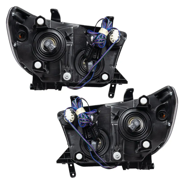 ORACLE Lighting 2007-2013 Toyota Tundra Pre-Assembled Halo Headlights - Chrome Housing