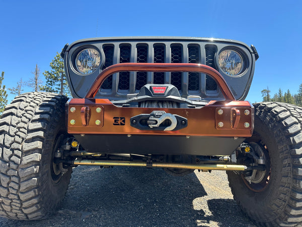 Gauntlet Front Bumper w/Bull Bar Tube for Jeep JL/JT (2018+)