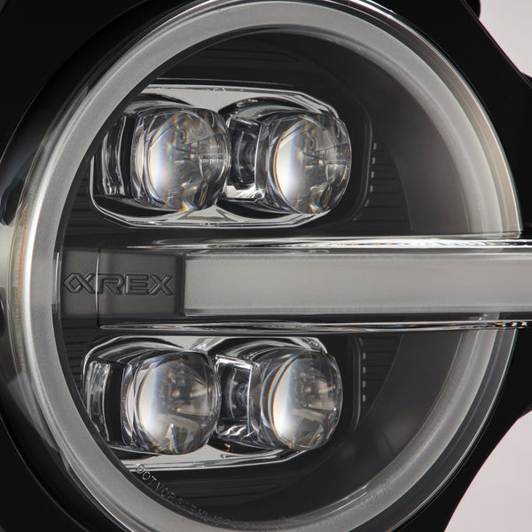 AlphaRex 21-23 Ford Bronco NOVA LED Projector Headlights Black 880260 *Discontinued