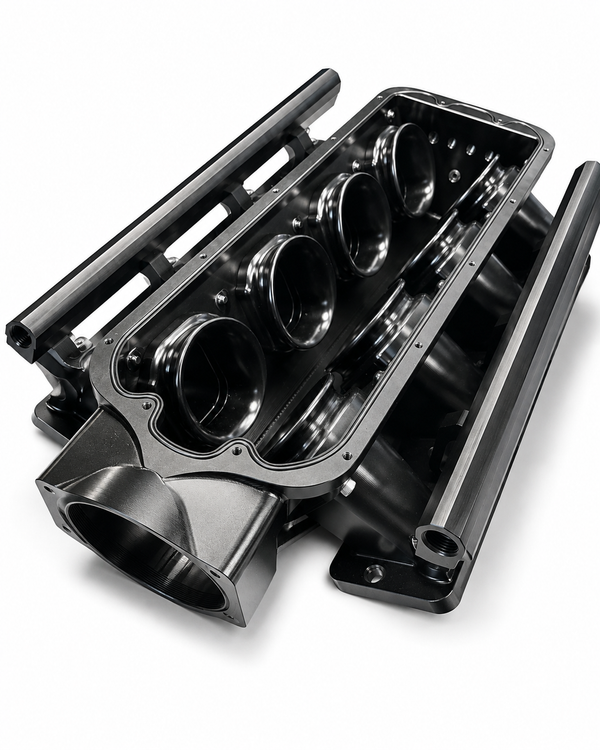 Granatelli ZILLA Black Billet LS Intake Manifold – 105mm Inlet – 980105