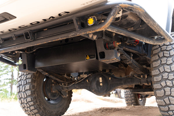 2005-2015 Toyota Tacoma 18-Gallon Auxiliary Fuel Tank System — Helivue Design