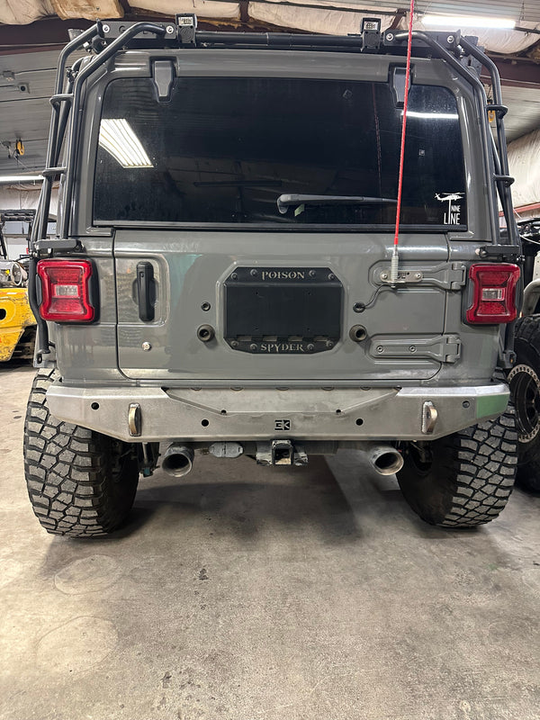 Gauntlet Series Rear Bumper for Jeep JL Wrangler (2018+)