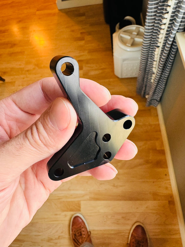 GT Backwoods Disc Brake ATB xbike xbiking disc conversion flat mount IS mount Post mount bike biking cycling cycles billet anodized