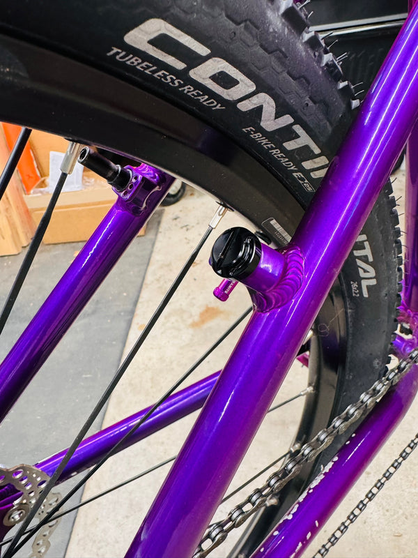 GT Backwoods Disc Brake ATB xbike xbiking disc conversion flat mount IS mount Post mount bike biking cycling cycles billet anodized