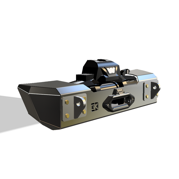 Gauntlet Front Bumper w/Winch Plate for Jeep JL/JT (2018+)