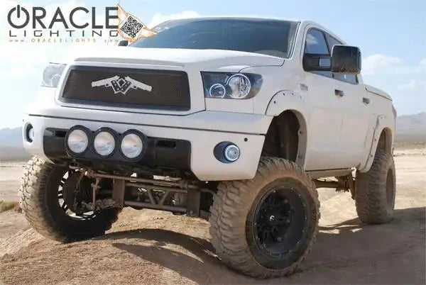 ORACLE Lighting 2007-2013 Toyota Tundra Pre-Assembled Halo Headlights - Chrome Housing