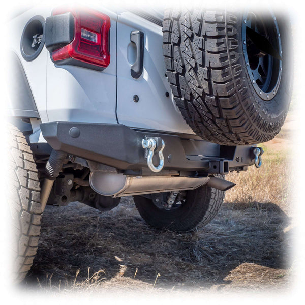 Rear Bumper with Hitch Receiver for Jeep Wrangler JL
