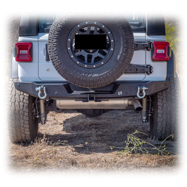 Rear Bumper with Hitch Receiver for Jeep Wrangler JL