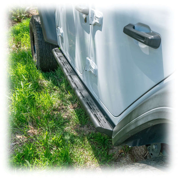 Rock Slider Steps with Frame-Mount System for Jeep Wrangler JL 4-Door