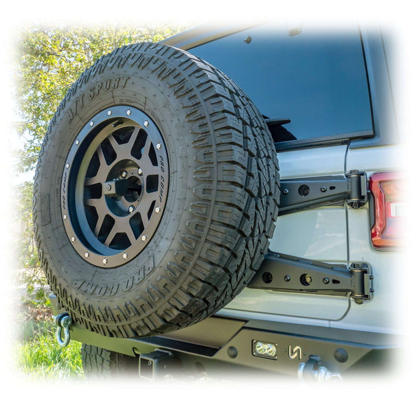 Tailgate Reinforcement Tire Carrier for Jeep Wrangler JL