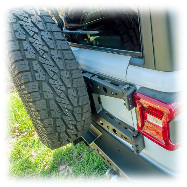 Tailgate Reinforcement Tire Carrier for Jeep Wrangler JL