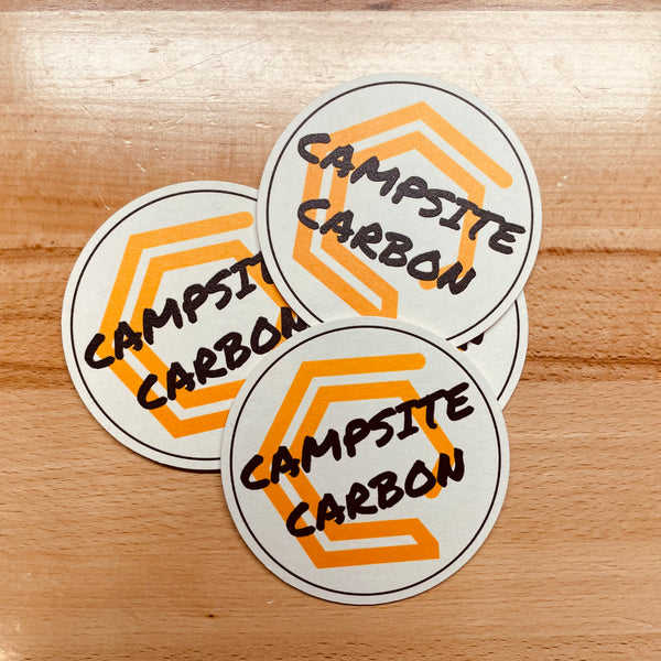 Campsite Carbon Coaster