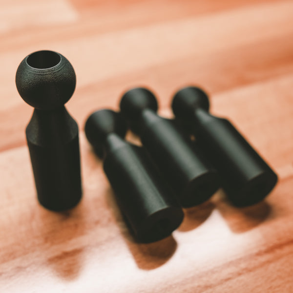 Campsite Carbon Jeep Wrangler RAM mount post JK JKU Carbon Fiber Nylon RAM Accessories