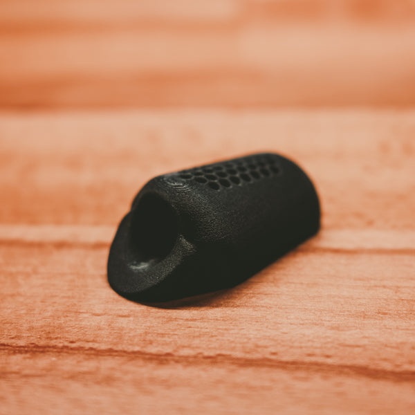 Campsite Carbon JK JKU JL JLU JT Jeep Wrangler Gladiator microphone mount mic carbon fiber nylon self adhesive OEM look
