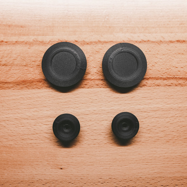 Campsite Carbon hood insulation clips pin push plastic bumper delete Footman loop delete JK JKU Hood bumper delete