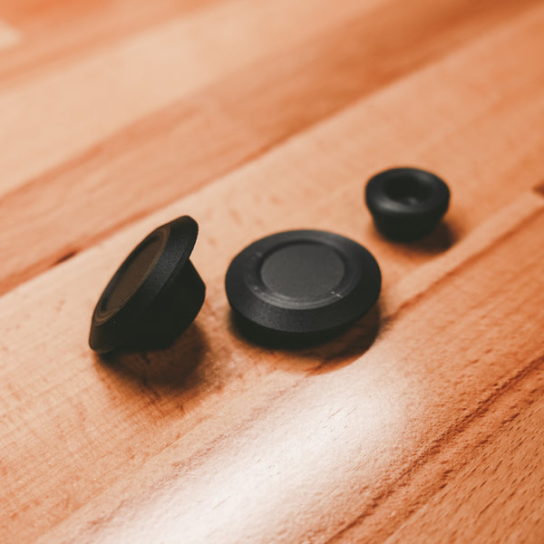 Campsite Carbon hood insulation clips pin push plastic bumper delete Footman loop delete JK JKU Hood bumper delete