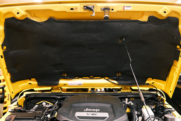 Campsite Carbon Jeep Wrangler Gladiator JL JLU JK JKU JT hood insulation clips pin push plastic bumper delete