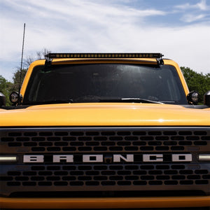 2021+ Ford Bronco 40in Rigid Roof-Mounted Off-Road LED Light Bar Kit — Ford Racing (M-15200K-BRL)