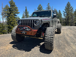 2018+ Jeep Wrangler JL & Gladiator JT Front Bumper with Bull Bar Tube — GateKeeper Gauntlet