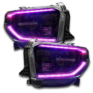 2018-2021 Toyota Tundra Headlight DRL Upgrade Kit — ORACLE Lighting Dynamic ColorSHIFT
