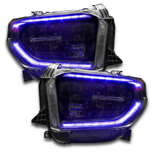 2018-2021 Toyota Tundra Headlight DRL Upgrade Kit — ORACLE Lighting Dynamic ColorSHIFT