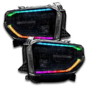 2018-2021 Toyota Tundra Headlight DRL Upgrade Kit — ORACLE Lighting Dynamic ColorSHIFT
