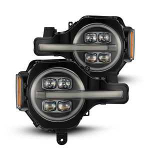 2021-2023 Ford Bronco NOVA LED Projector Headlights, Black — AlphaRex, Discontinued (880260)