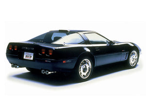 1984-1991 Chevrolet Corvette C4 5.7L V8 Rear Section Exhaust with 2.5in Converter — Borla (11376)