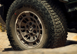 2021-2023 Ford Bronco 17x8.5 Wheel Kit, Sinister Bronze — Ford Racing (M-1007K-P1785BRN)