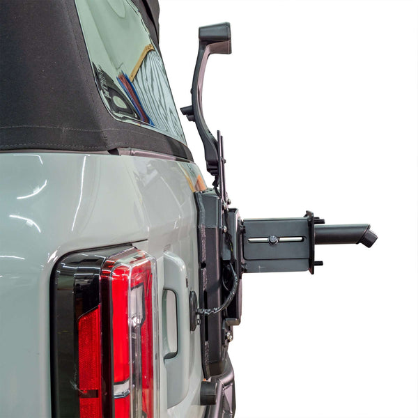 Adjustable Tire Carrier and Camera Mount for Ford Bronco