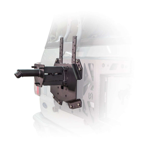 Adjustable Tire Carrier and Camera Mount for Ford Bronco