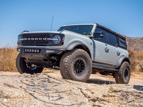 Baja Tubular Front Bumper and Skid Plate for Ford Bronco