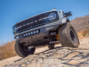 2021+ Ford Bronco Front Bumper & Skid Plate — Turn Offroad Baja Tubular