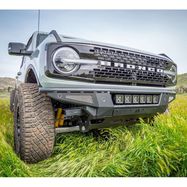 Baja Tubular Front Bumper and Skid Plate for Ford Bronco