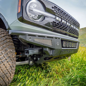 2021+ Ford Bronco Front Bumper & Skid Plate — Turn Offroad Baja Tubular