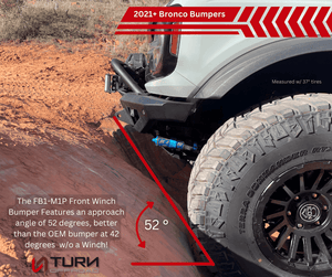2021+ Ford Bronco Front Bumper Package — Turn Offroad