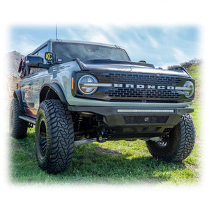 2021+ Ford Bronco Front Bumper & Skid Plate — Turn Offroad Hyperlyte