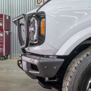 2021+ Ford Bronco Grill Guard for OEM Modular Bumper — Turn Offroad