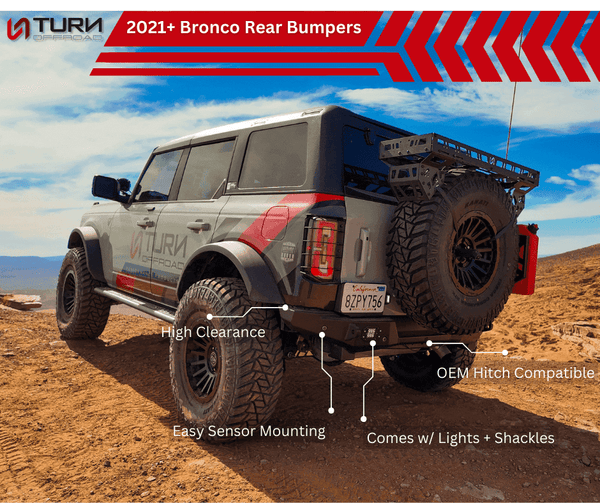 Zero Series Rear Bumper for Ford Bronco