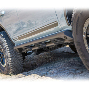 2021+ Ford Bronco 4-Door Rock Sliders — Turn Offroad