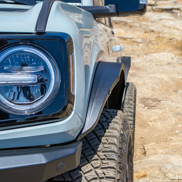 Steel Fender Flares Kit with Marker Lights for Ford Bronco