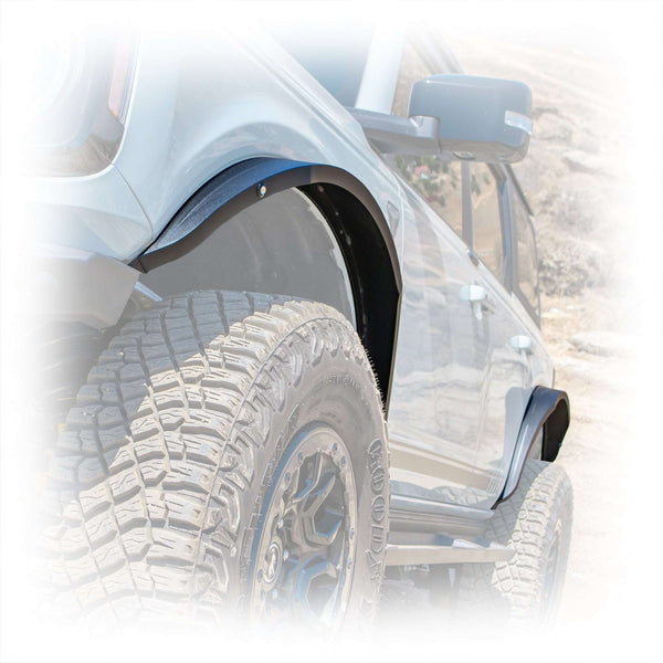 Steel Fender Flares Kit with Marker Lights for Ford Bronco