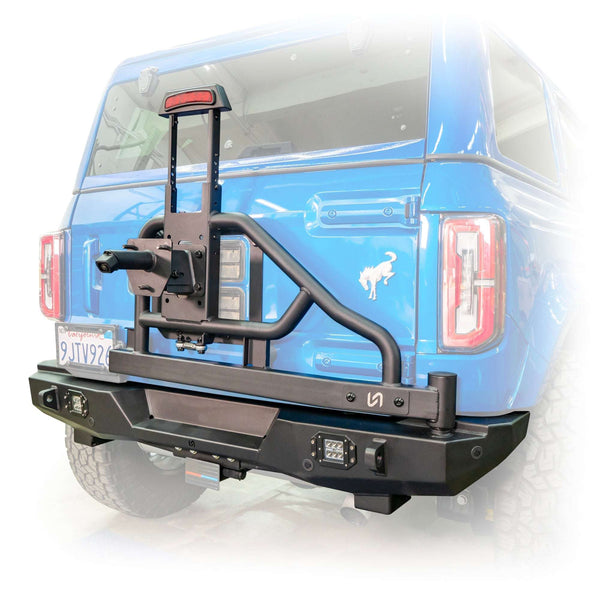 Swing-Out Tire Carrier with Lights for Ford Bronco